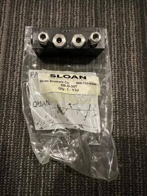 SLOAN BROTHERS CO Part #SB-D-24T New Old Stock Free Shipping