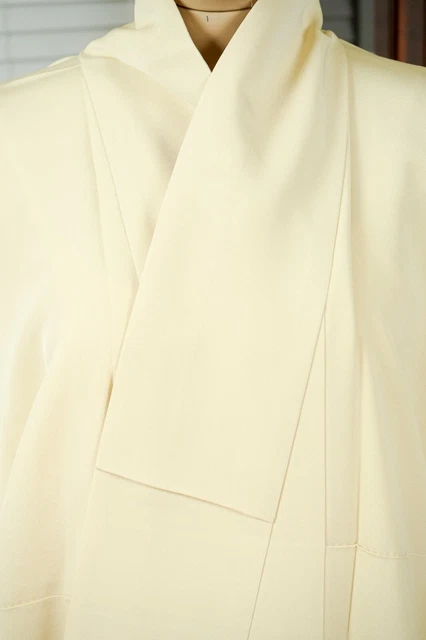 Dear Vanilla Japanese Silk Kimono Women's Robe Gown Authentic Japan Vintage Mint 3