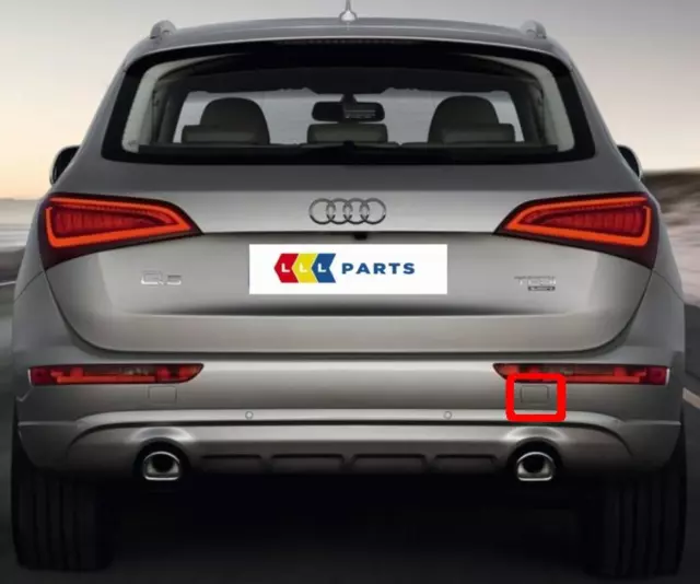 Audi Q5 8R 08-16 Neu Original Hintere Stoßstange O/S Rechts Zug Haken Abdeckung