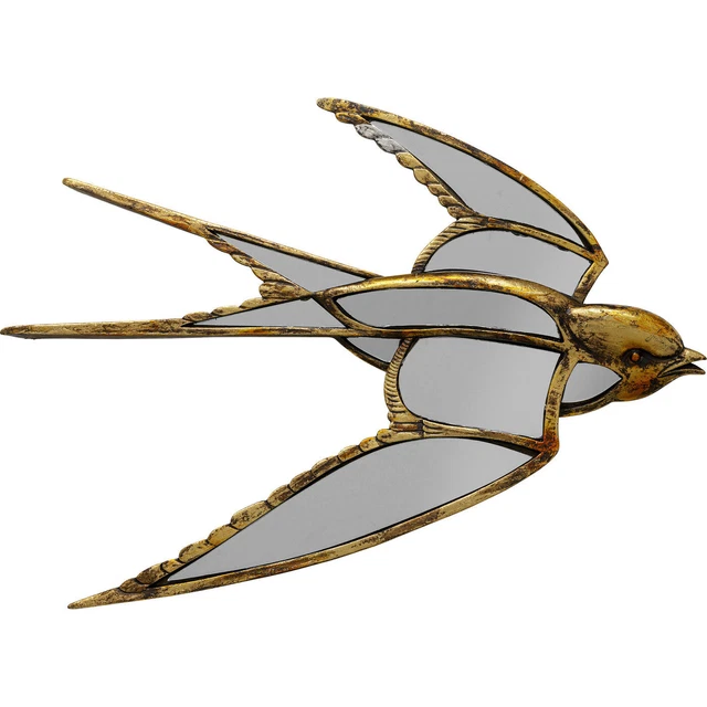 KARE Wandobjekt Swallow Mirror Gold