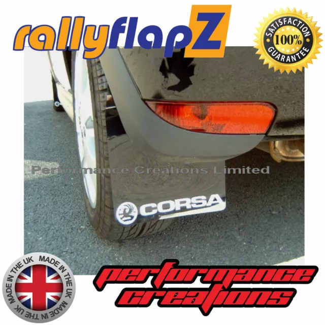 VAUXHALL CORSA C 00 07 rallyflapZ Mud Flaps Guards Fixings