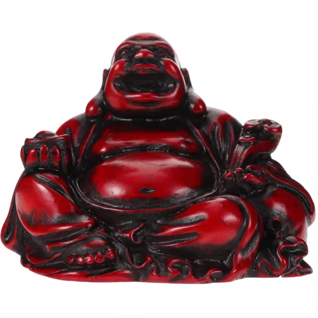 Buddha Mini Laughing Decorations Silver Ornaments for The Home