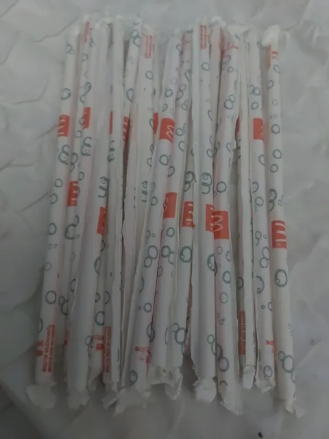 20 × McDonald's Plastic Straw C 2016 unused & unopened in original sleeves