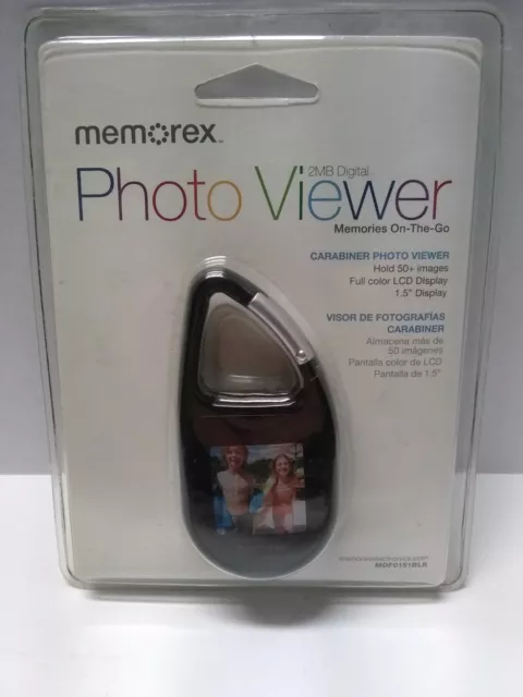 Memorex Photo Viewer 2mb Digital New Black Memories On The Go