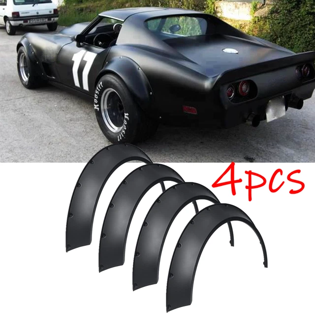 FENDER FLARES WIDE Body Kit Wheel Arches 4.5" For Chevrolet Corvette C3
