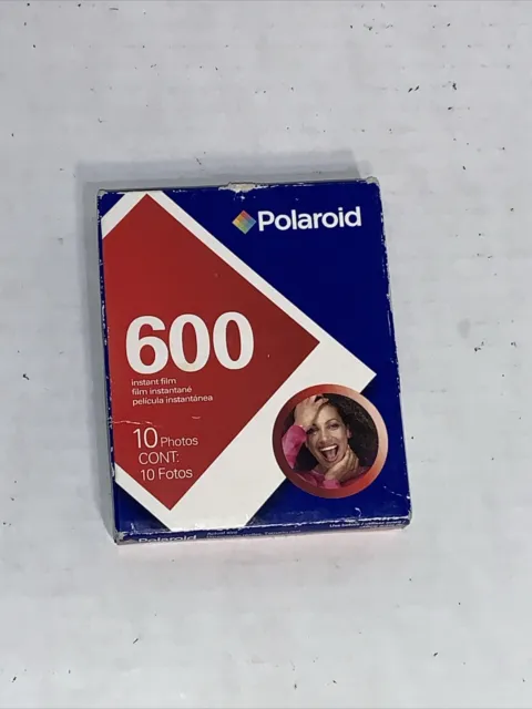 Película instantánea vintage Polaroid 600 10 fotos selladas caducada 11/06 nueva y sin abrir