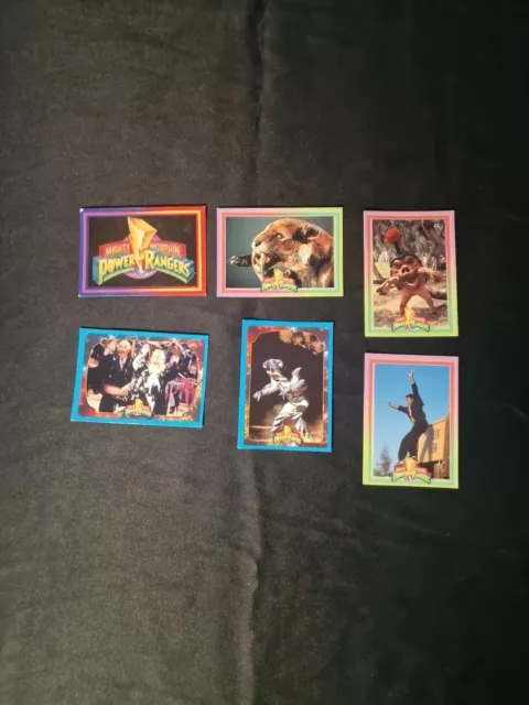 Power Rangers Mighty Morphin Karten Konvolut, 1994, 1/13/49/55/64/67