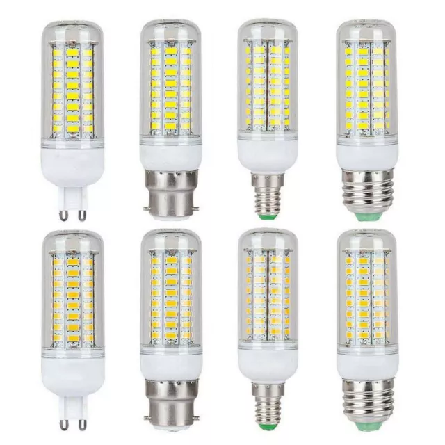 SMD 5730 B22 E27 E14 G9 LED 5W 8W 15W 20W 25W Lampadina mais a risparmio energe