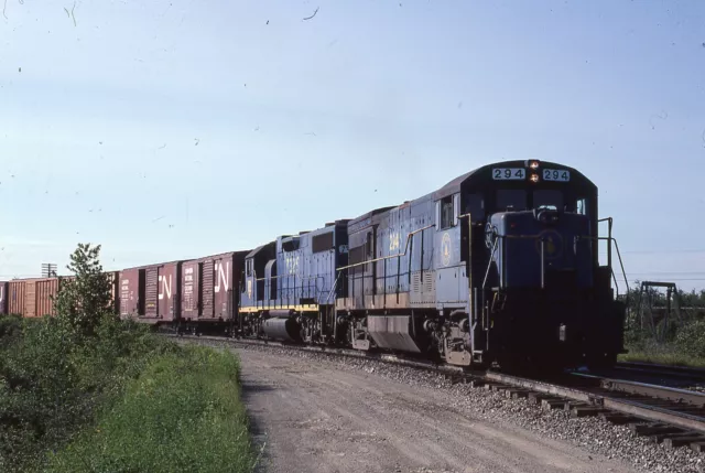 Duplicate Railroad Train Slide Maine Central #294 06/1985 No Maine JCT
