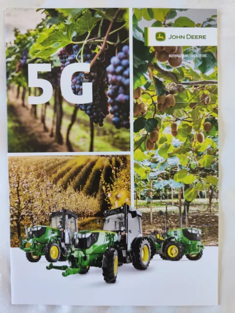 Tracteur John Deere Série 5 G Prospectus Brochure