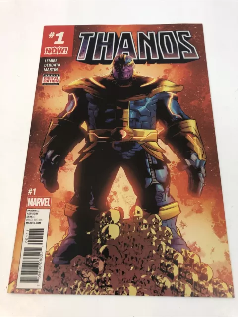 THANOS #1 JEFF LEMIRE MIKE DEODATO REGULAR MAIN COVER 2016 gamora marvel comics