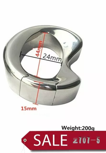 classics Male Oval Ball Stretcher Weight Stainless Steel Ball Stretching Device