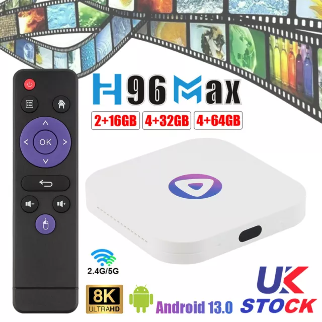 Nuovo 2023 H96 MAX RK3528 TV Box Android 13 Media Player Quad Core