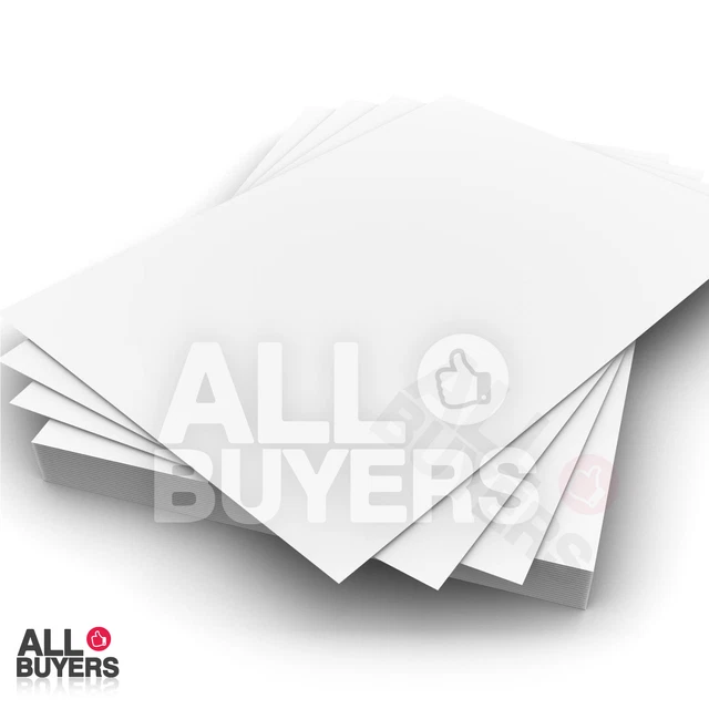 600 Fogli Cartoncino Bianco A4 200g/m² - Opaco Per Laser E Inkjet New Paper