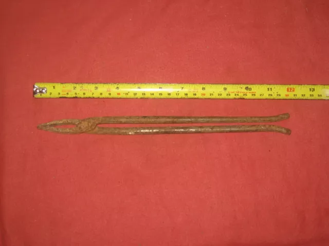 Small blacksmiths tongs vintage