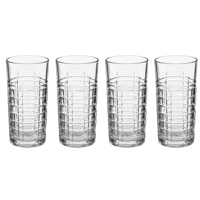 Lot de 4 Verres à Eau "Edgar" 30cl Transparent