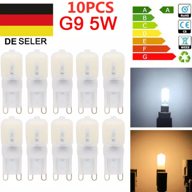 10X G9 LED Lampe 3W G9 Glühbirne Energiesparlampen 250 Lumen LED Glühbirnen Neu