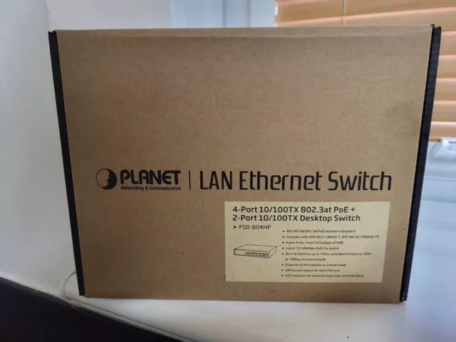 Planet FSD- 604HP Lan Ethernet Switch POE