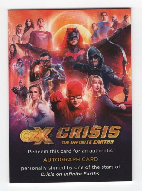 CZX Crisis on Infinite Earths R01 Autograph Redemption Card - Unused
