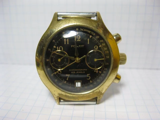 Relojes de pulsera vintage STURMANSKIE cronógrafo Poljot 3133, CCCP USSR...