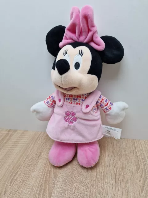 Simba Plüsch Stofftier Disney Minnie Mouse rosa Rassel ca 30cm Minnie Maus