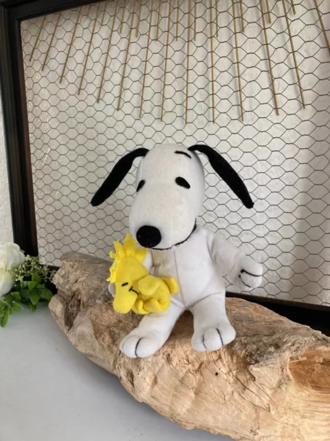 🏁 Petite Peluche Doudou Le Chien Snoopy & Woodstock Peanuts Hauteur 15 Cm