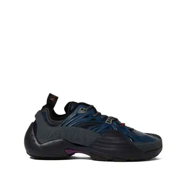 LANVIN Men's Flash-X Sneakers Navy Blue,,, EUR 41 US 8