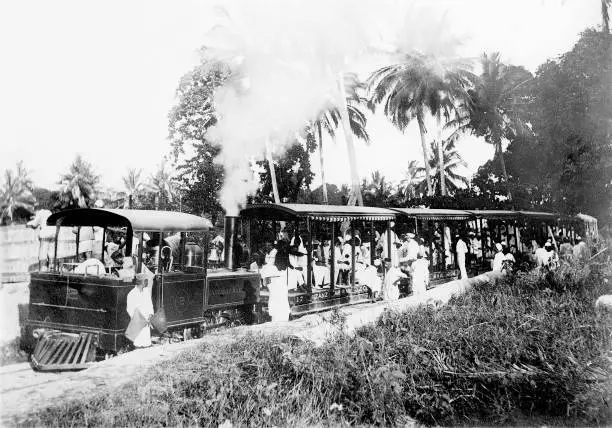 British East Africa train of the Zanzibar Railways 1910 OLD PHOTO