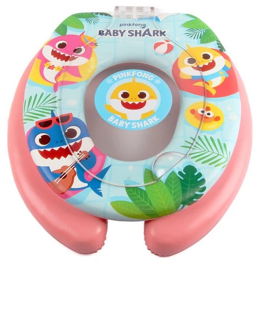 Pinkfong Baby Shark Family Copriwater morbido coperchio sedile vasino per...