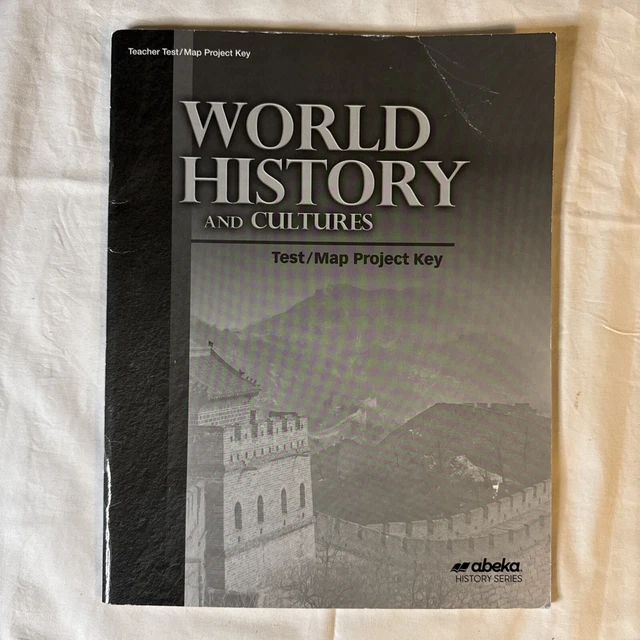 ABEKA WORLD HISTORY & Cultures Test Map Project Key Grade 10 3rd ...