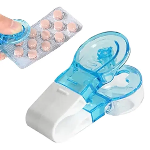 Medicine Storage Box Anti Pollution Pill Tablet Crusher for Personal Health Care 2