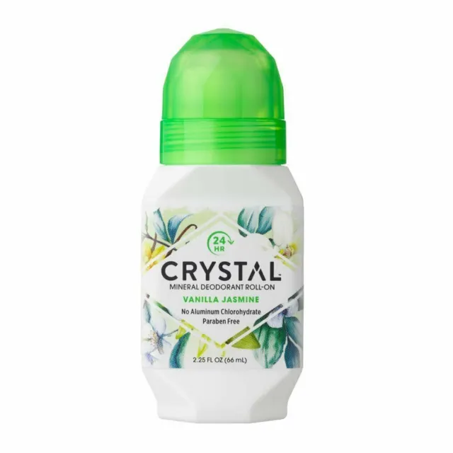 Desodorante mineral cristalino fragancia jazmín vainilla 24 horas 2,25 oz paquete de 3