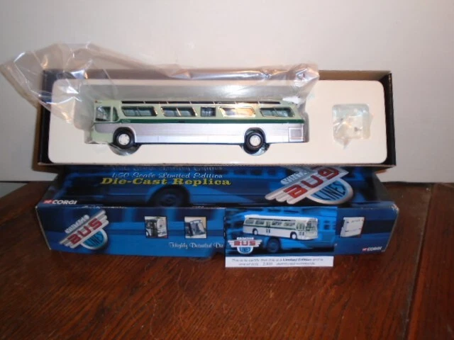 New Corgi Fishbowl Bus Baltimore Transit 1/50 Scale Mirrors Us54311 Certificate