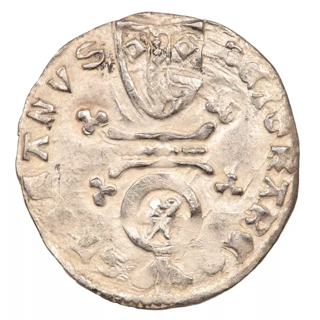 Serbia, Stefan Uros Iv Dusan Silver Dinar (1331 - 1345Ad) (#4009)