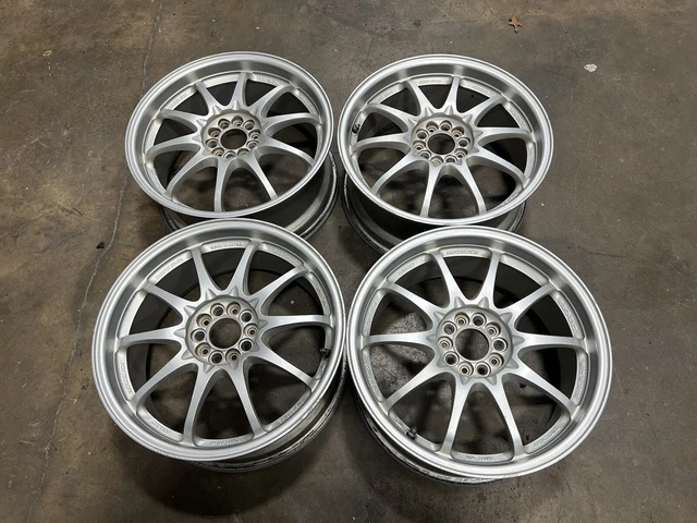 JDM Volk Racing CE28 Rays Rims Wheels Tires 5x100 17x7.5 +48 Offset Forged