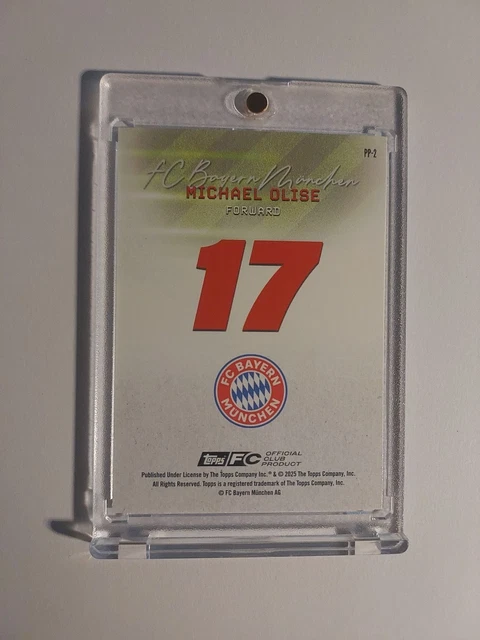 Carte Topps Total Football Michael Olise /75 - Bayern Munich 2024