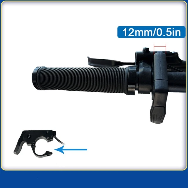 Accélérateur Pouce Vélo Électrique SUNGOOYUE – Contrôle Rapide Pour BBS01 BBS02 BBSHD – Noir ABS Robuste