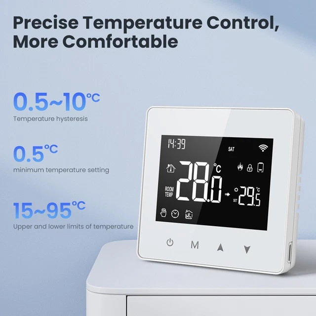 CHILD LOCK WIFI Thermostat Safety Feature Gas Boiler Temperature