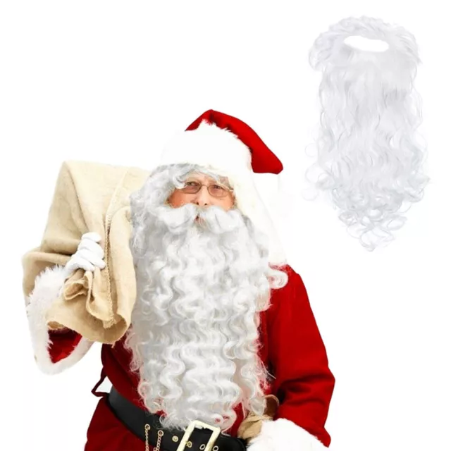 Santa Claus Wig + Beard Set Costume Accessory Adult Christmas Fancy Dress AU