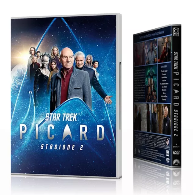 STAR TREK PICARD Staffel Season 2 - 4 x DVD Ton: DEUTSCH ... Neu & OVP Top!