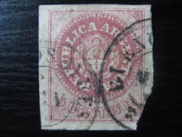 ARGENTINA Sc. #5 scarce used stamp! SCV $45.00
