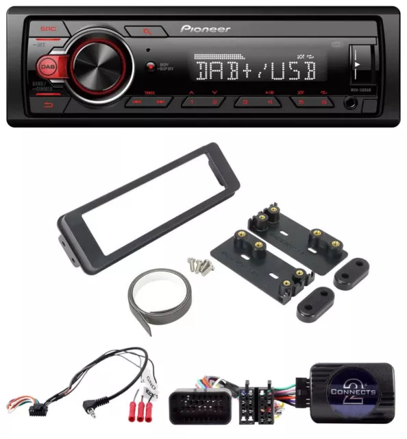 Pioneer MP3 1DIN DAB USB Lenkrad Autoradio für Harley Davidson Road-Glide Street