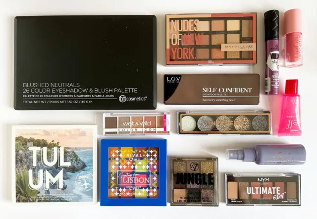 Makeup- Set mit GlossGods, elf, NYX, BH Cosmetics uvm NEU