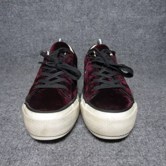 Converse Platform Shoes Womens Size 6.5 Velvet One Star Low Sneakers 2