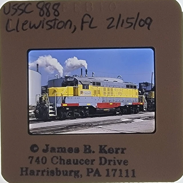 US Sugar USSC GP9 888 Ex Southern Pacific SP Original Fujichrome Slide