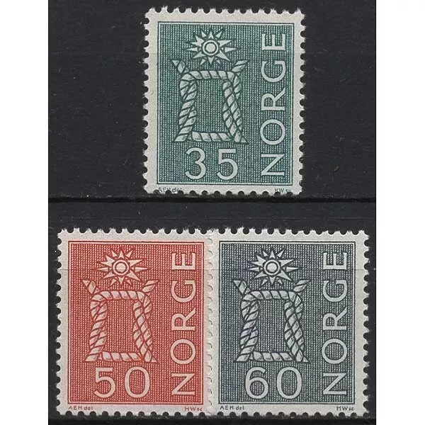 Norwegen 482/84 postfrisch Landestypische Motive