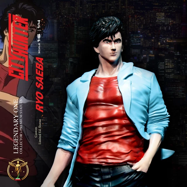 Statue Nicky Larson (Ryō Saeba) 1/6 City Hunter Par Kitsune Statue – EN STOCK !