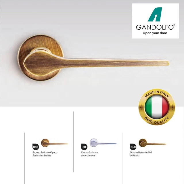 Maniglia Aster Olivari Per Porta, Rosetta E Bocchetta Tonda 47x10 Mm - Foto 4