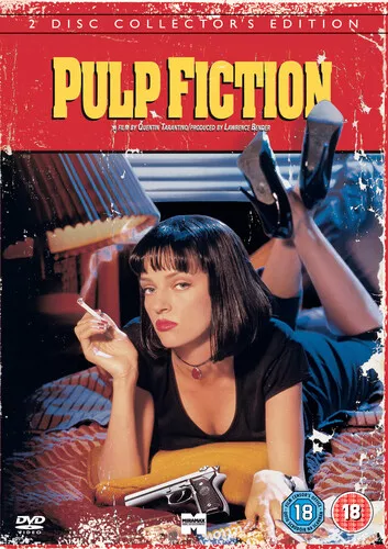 Pulp Fiction DVD (2002) Quentin Tarantino cert 18 2 discs FREE Shipping, Save £s