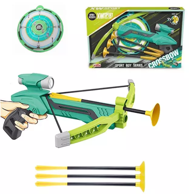 Children Bow & Arrow Archery Set Target Quiver Indoor Outdoor Learning Games